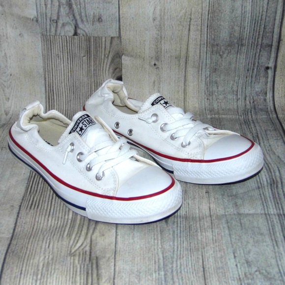 Converse Shoes - CONVERSE Chuck Taylor All Star Shoreline White Sneakers Womens Size 9
